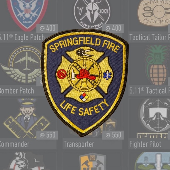 Springfield Fire Life Safety Patch - Picture 1 of 1